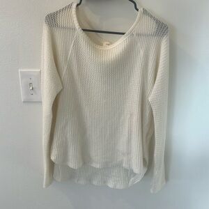 White Knit Cozy Sweater